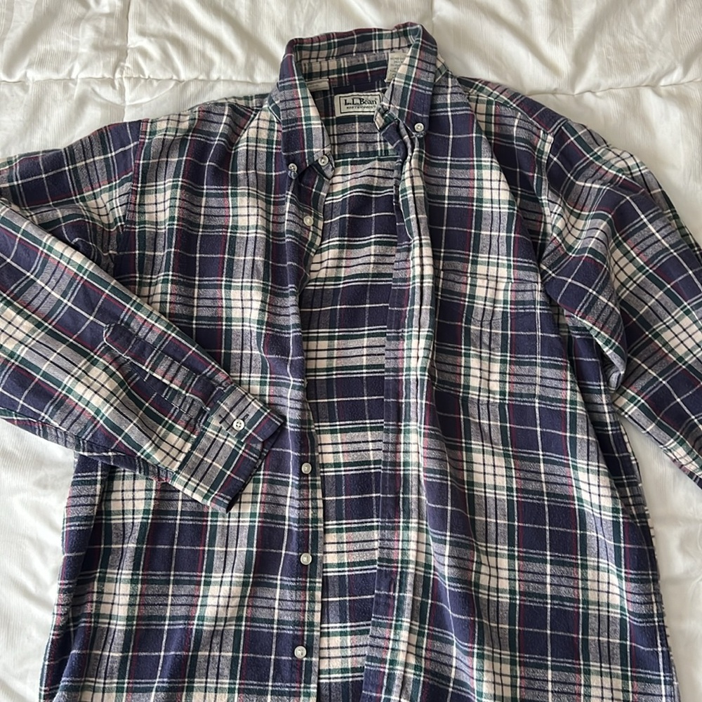 L.L. Bean Flannel Men’s Size M
